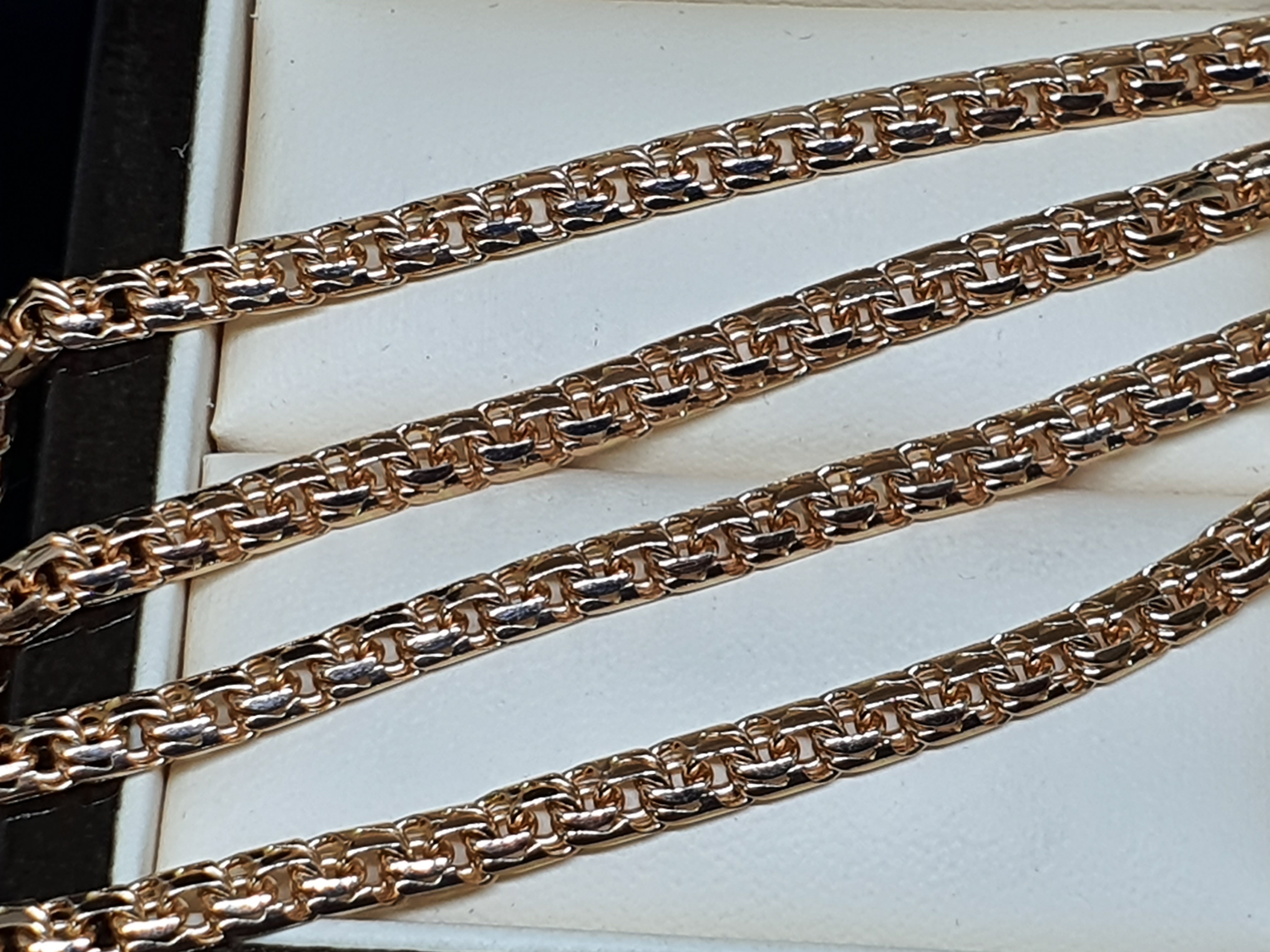 Золотая цепочка плетение Бисмарк из золота под заказ